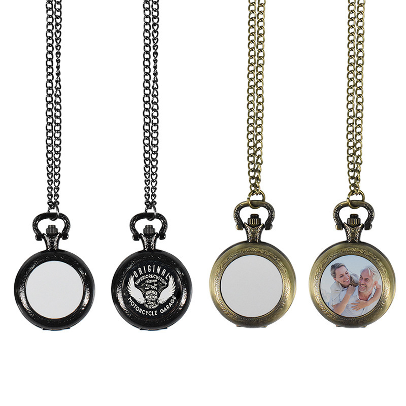 Vintage Jewelry Collection - Klassieke vintage metalen zakhorloge hanger ketting