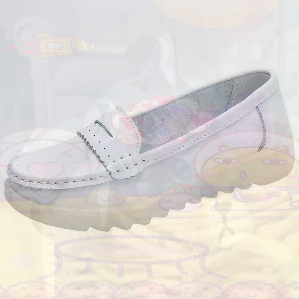 Best Vintage Collectible Items - Mocassin Rijden Tienersneakers Skateboarden Damesschoenen Zilver