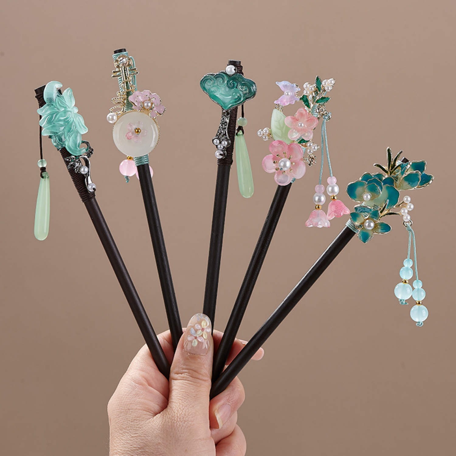 Vintage Jewelry Collection - Vintage bloem haarspeld voor vrouwen elegante