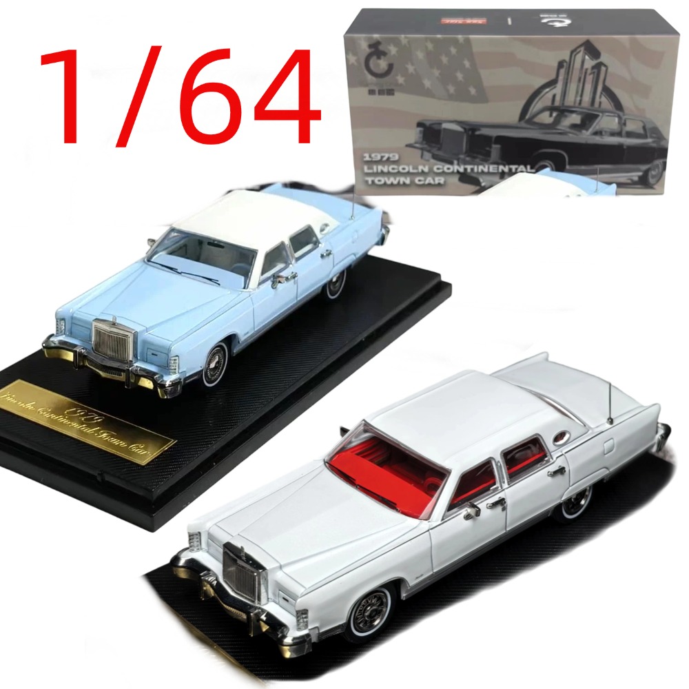 Vintage Collectible Toy Cars - Turntable Crush Diecast 1/64 schaal Lincoln