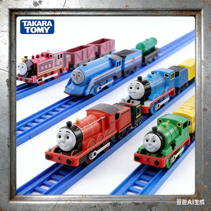 Vintage Collectible Toy Cars - TOMICA Plurileaf Elektrische Trein Thomas Henry