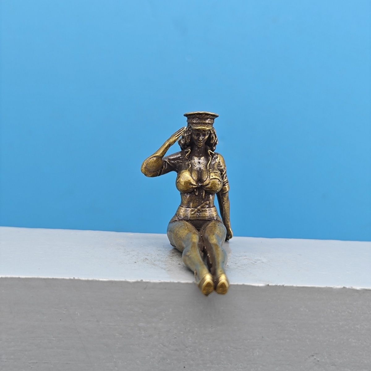 Massief messing miniatuur meis - Vintage Collectible Cars recensie en prijs
