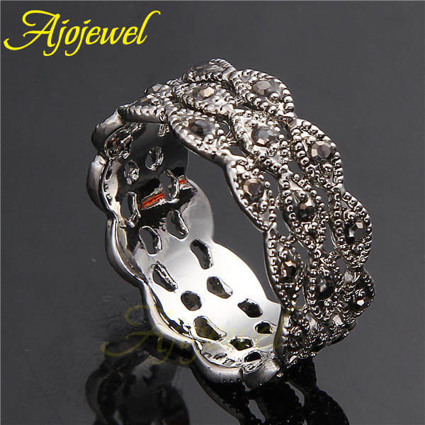 Ajojewel 3 Laags Strass Ring Z - Vintage And Collectible Items recensie en prijs
