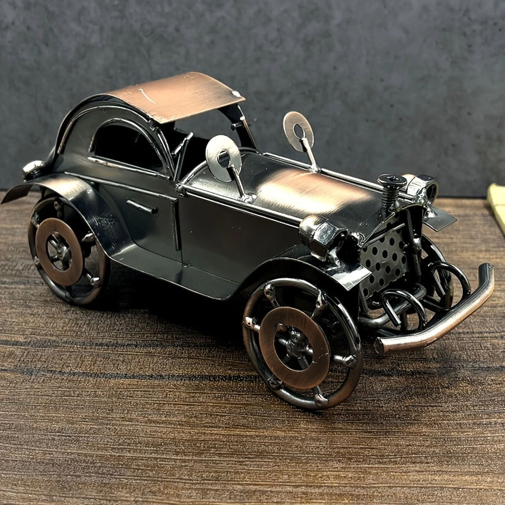 Antiek ijzeren automodel ornam - Vintage Collectible Cars recensie en prijs
