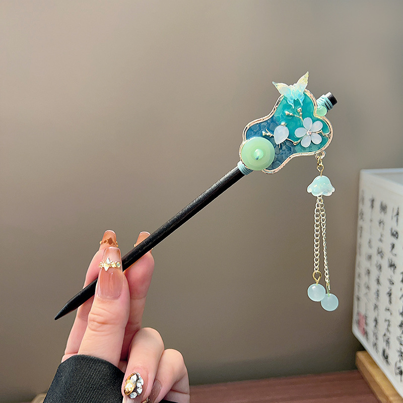Klassieke kwastje haarstokje z - Vintage Jewelry Collection recensie en prijs